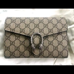 Gucci Dionysus GG Supreme Chain Wallet